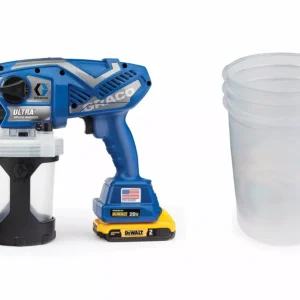 Graco 17M366 Pulverizator de vopsea ultraportabil cu acumulator incl. Saci pentru pahare Flexliner 1L (25 buc)