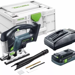 Set de ferastrau electric Festool CARVEX PSBC 420 HPC4.0 EBI-Plus 18V Li-Ion (1x 4.0Ah) in systainer - 120mm - fara perii