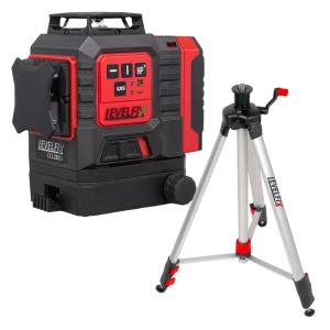 Levelfix CCL283G 3D Cross Line Laser - Verde - 30m - inclusiv trepied