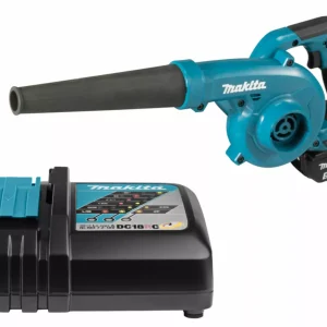 Makita DUB185RT 18V Li-Ion set masina de suflat si aspiratie (1x 5.0Ah) - 288 km/h