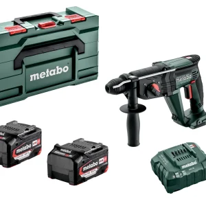 Metabo KH 18 LTX 24 18V Li-ion Set combinatie de ciocane baterie (2x4.0Ah Li-Power) in Metabox