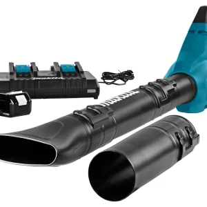 Makita DUB362PT2 36V (2x 18V) Set suflante de frunze cu baterie Li-Ion (2x baterie 5.0Ah) - 200 km/h